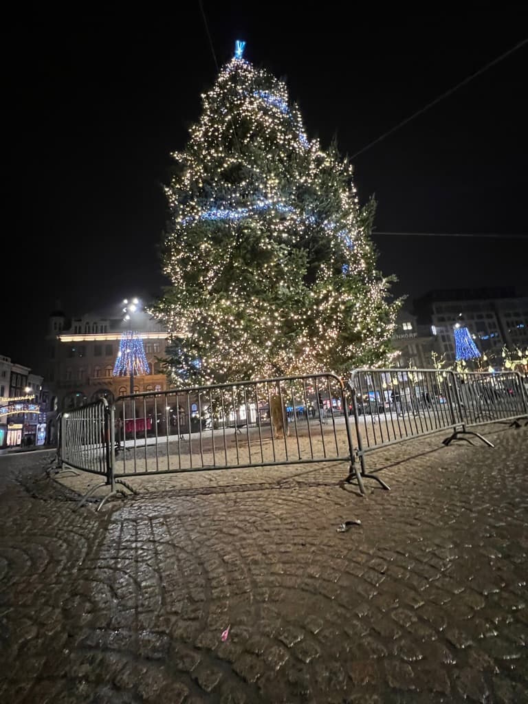 Amsterdam i julelys