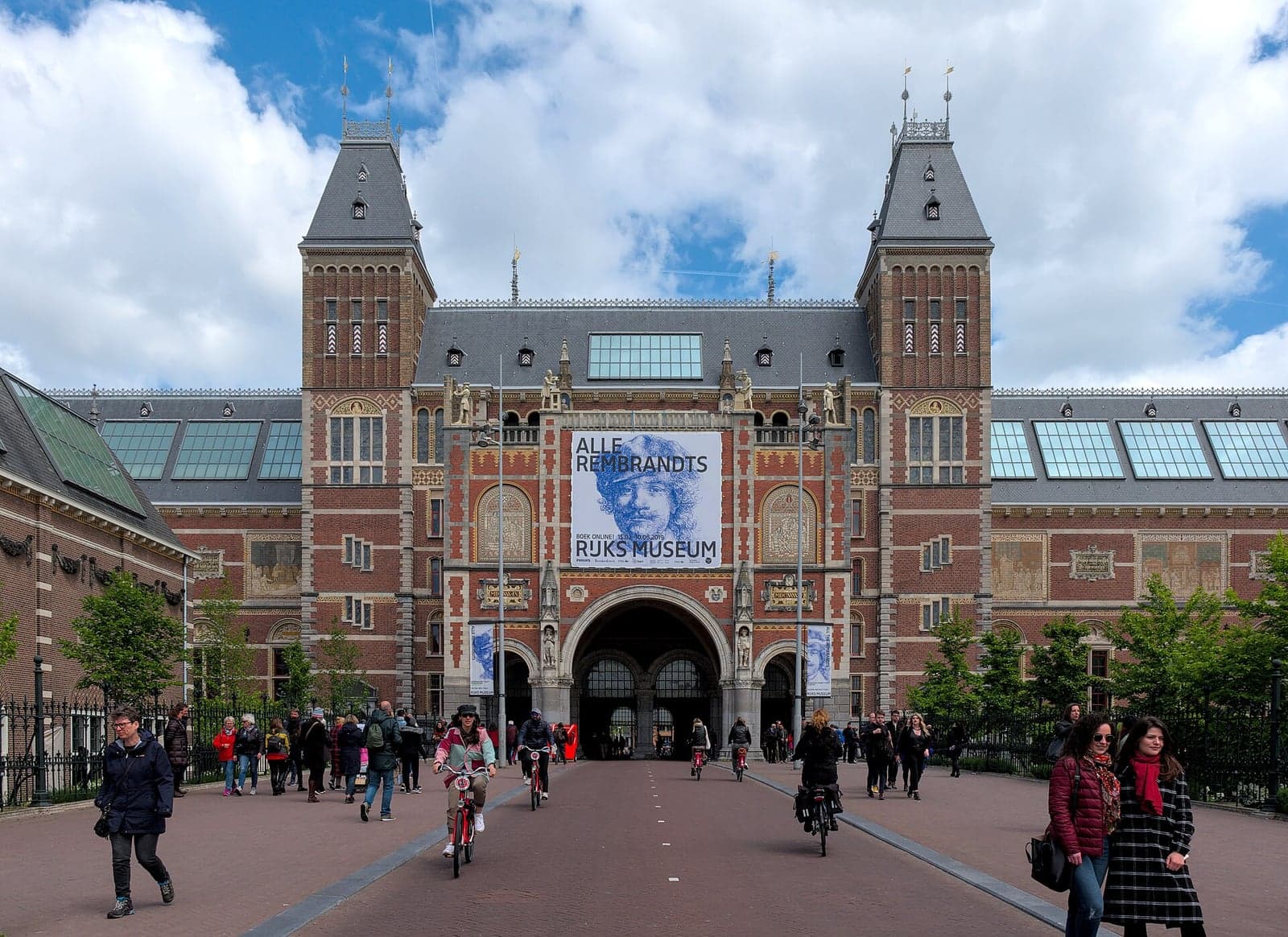 Rijksmuseums sørfasade i Amsterdam