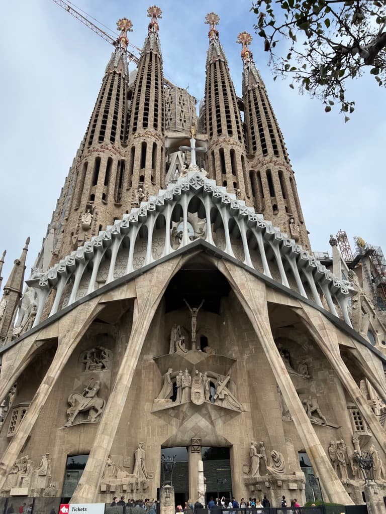 Detaljer på Sagrada Familia