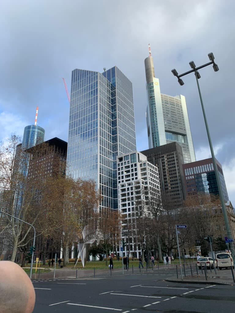 Skyskraperne i Frankfurt