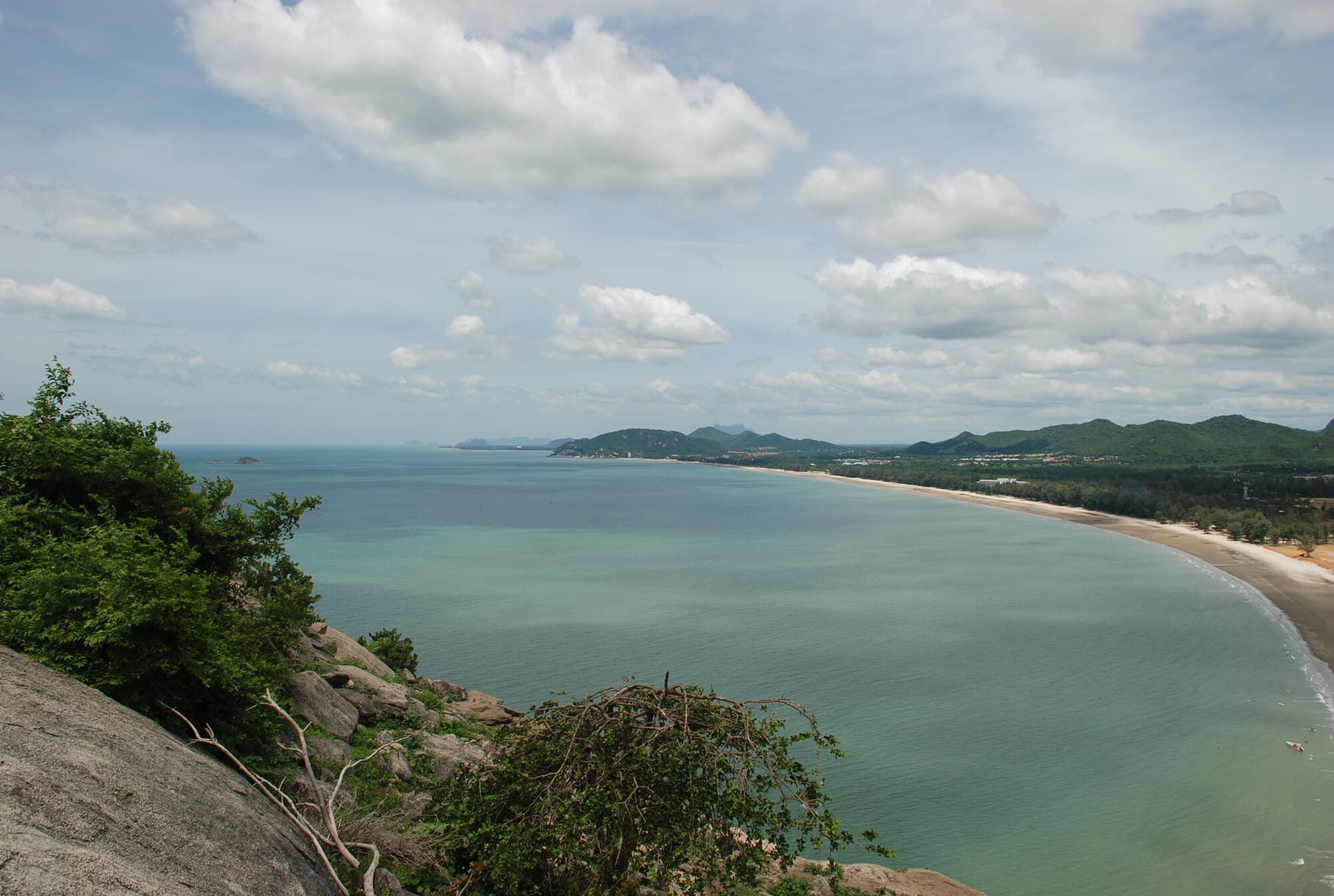 Utsikt over Hua Hin-bukta
