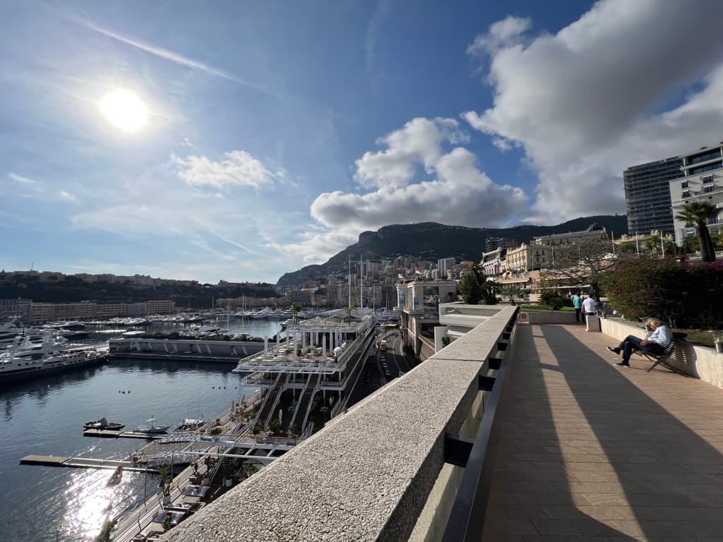 Havnepromenaden i Monaco