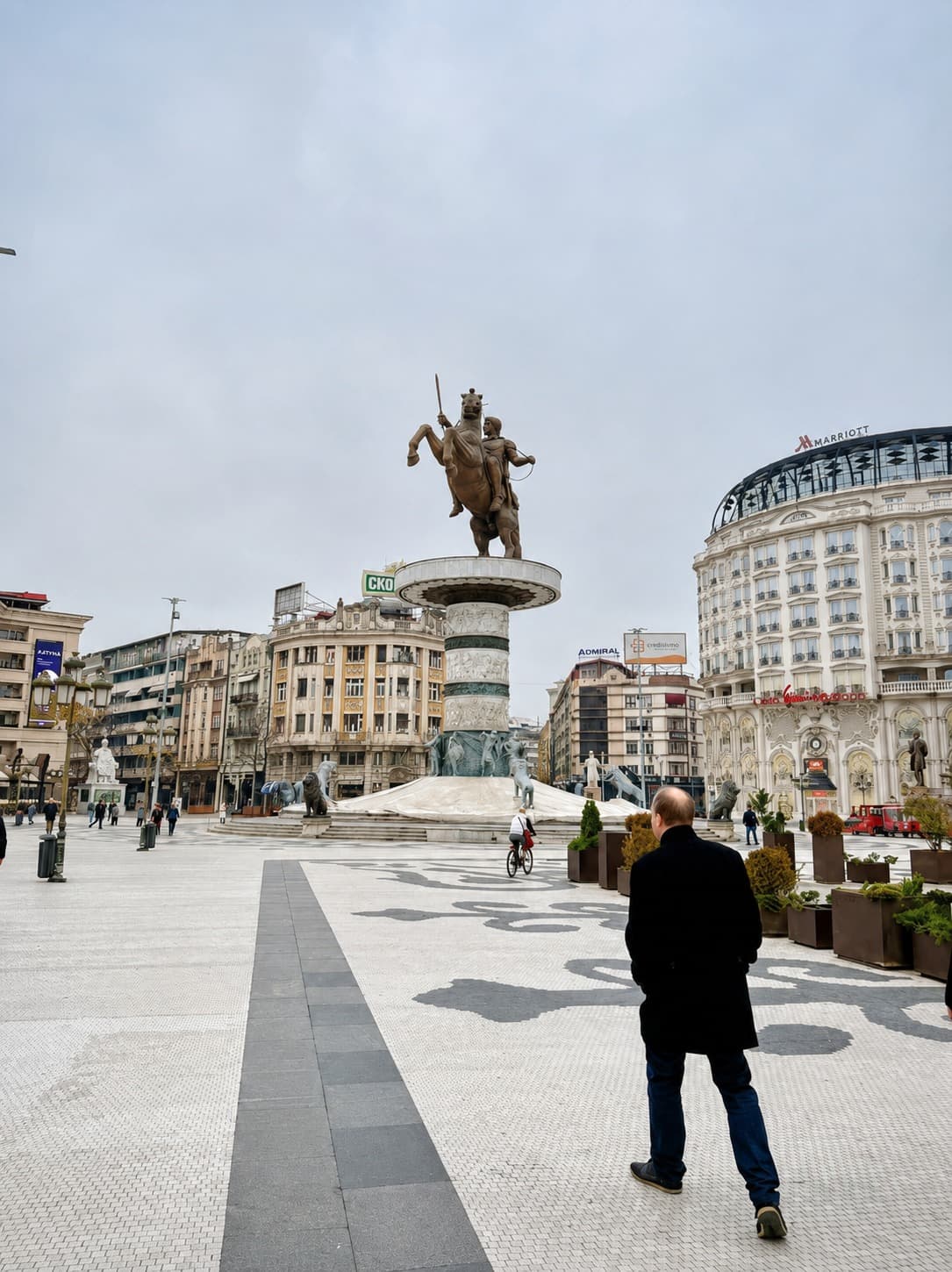 Makedonia-plassen i Skopje